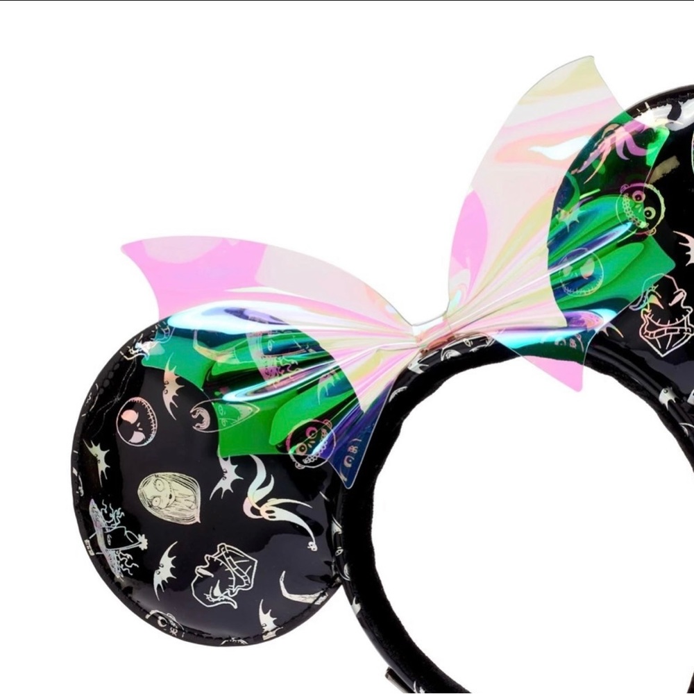 Loungefly The nightmare before Christmas holographic ears Disney parks exclusive - Picture 2 of 3